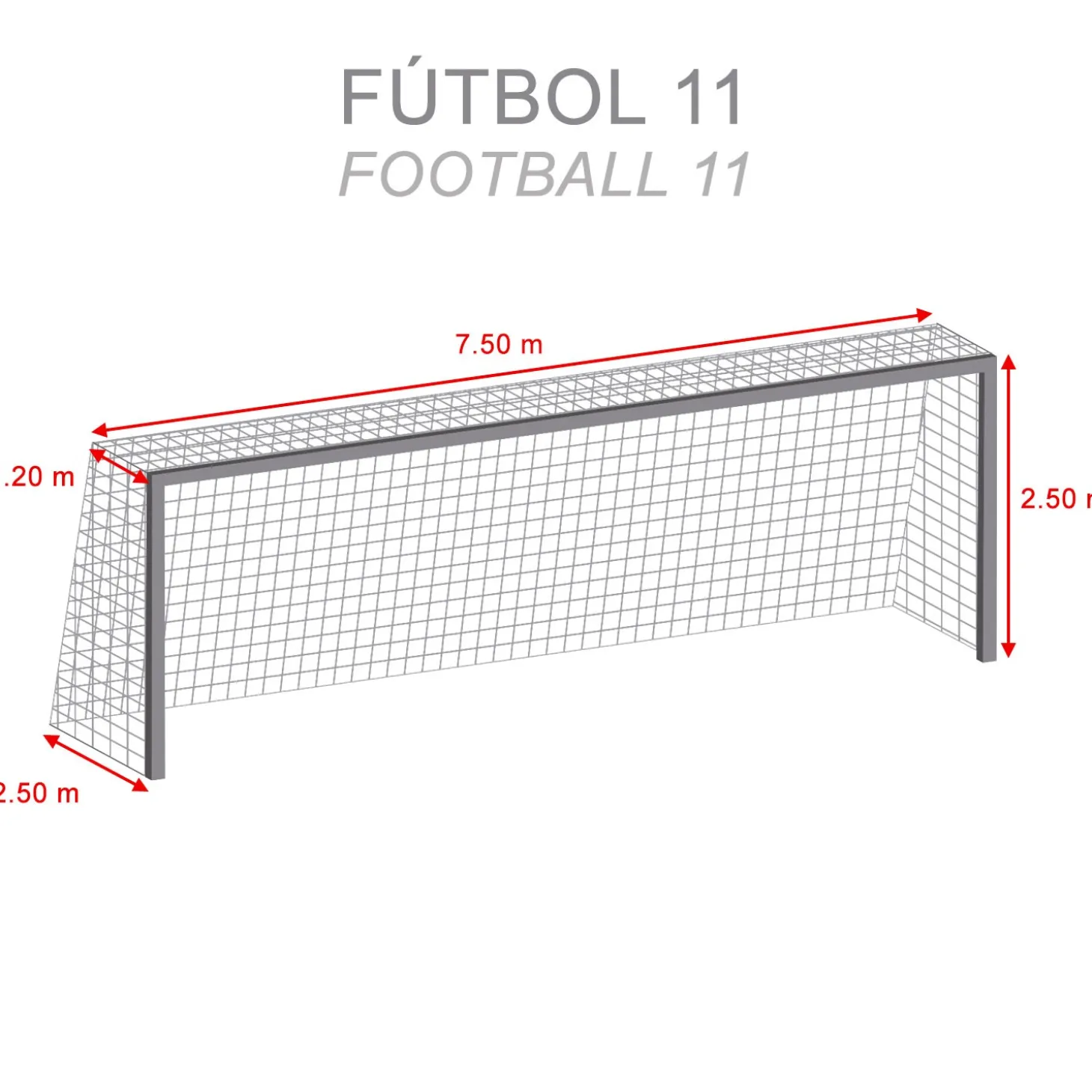 Juego Redes Porterías Fútbol 11 Expert