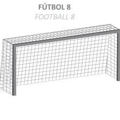 Juego Redes Porterías Fútbol 8 Basic