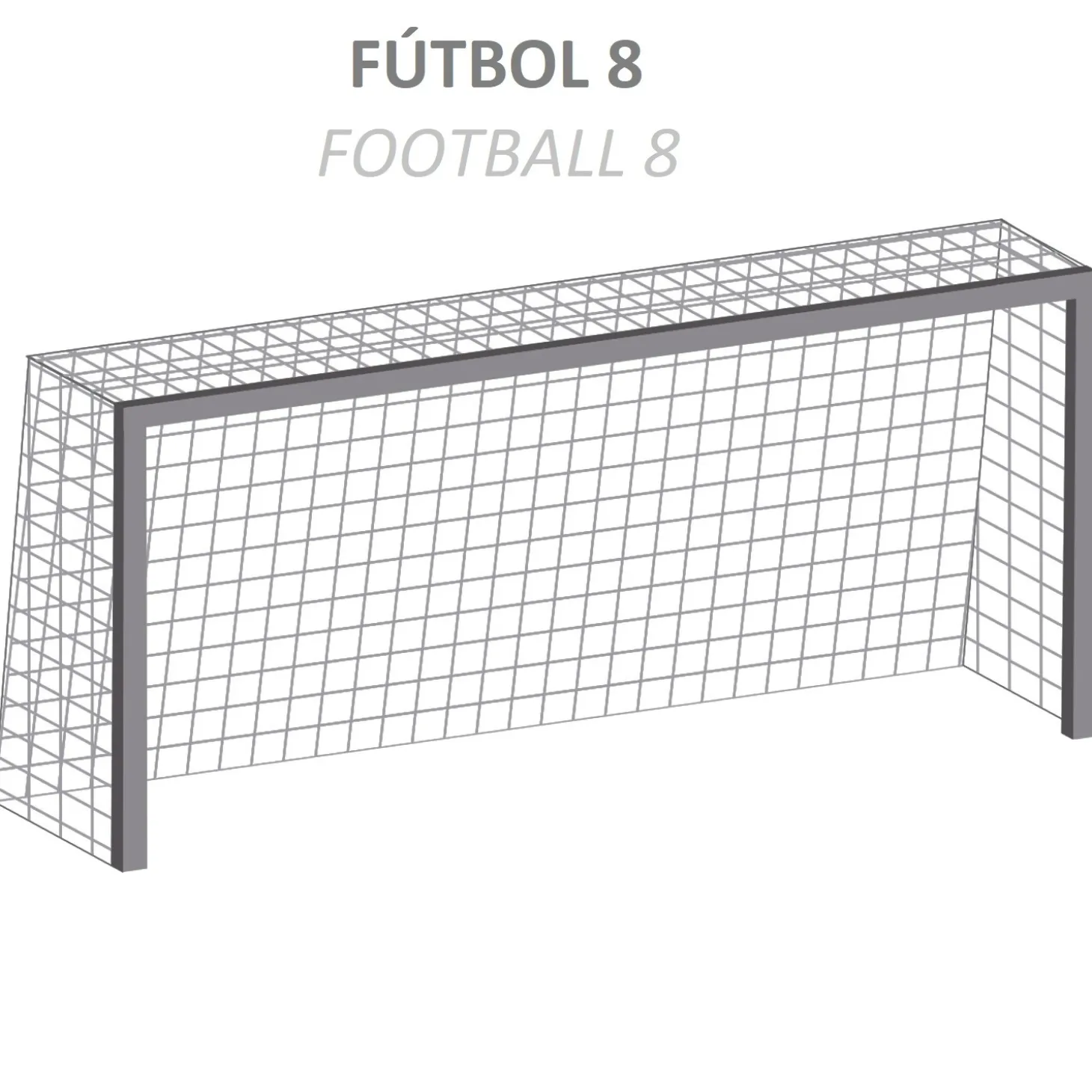 Juego Redes Porterías Fútbol 8 Basic