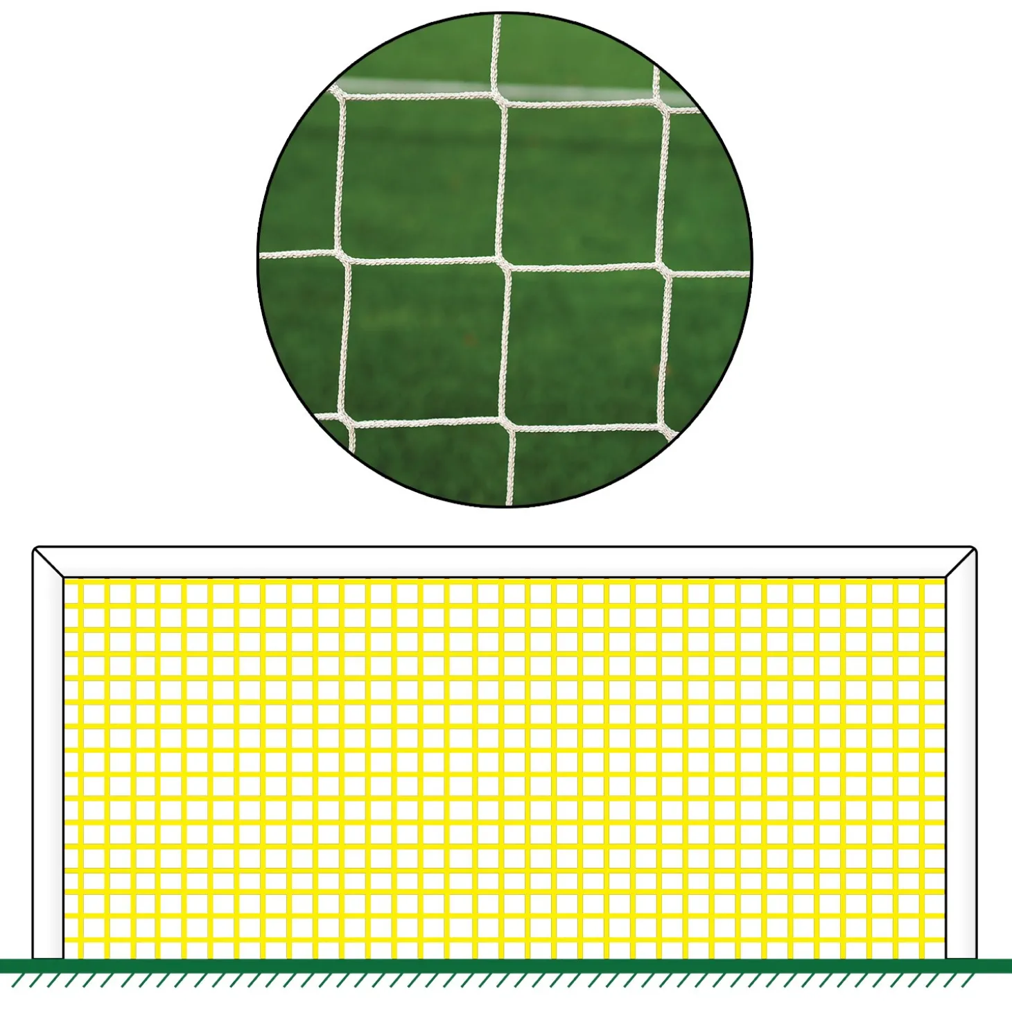 Juego Redes Porterías Fútbol 8 Expert Colores