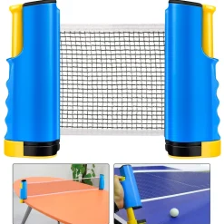 Juego Soporte y Red Ping Pong Retráctil