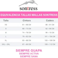 Malla Deportiva Anticelulítico Sontress Gris Vigoré