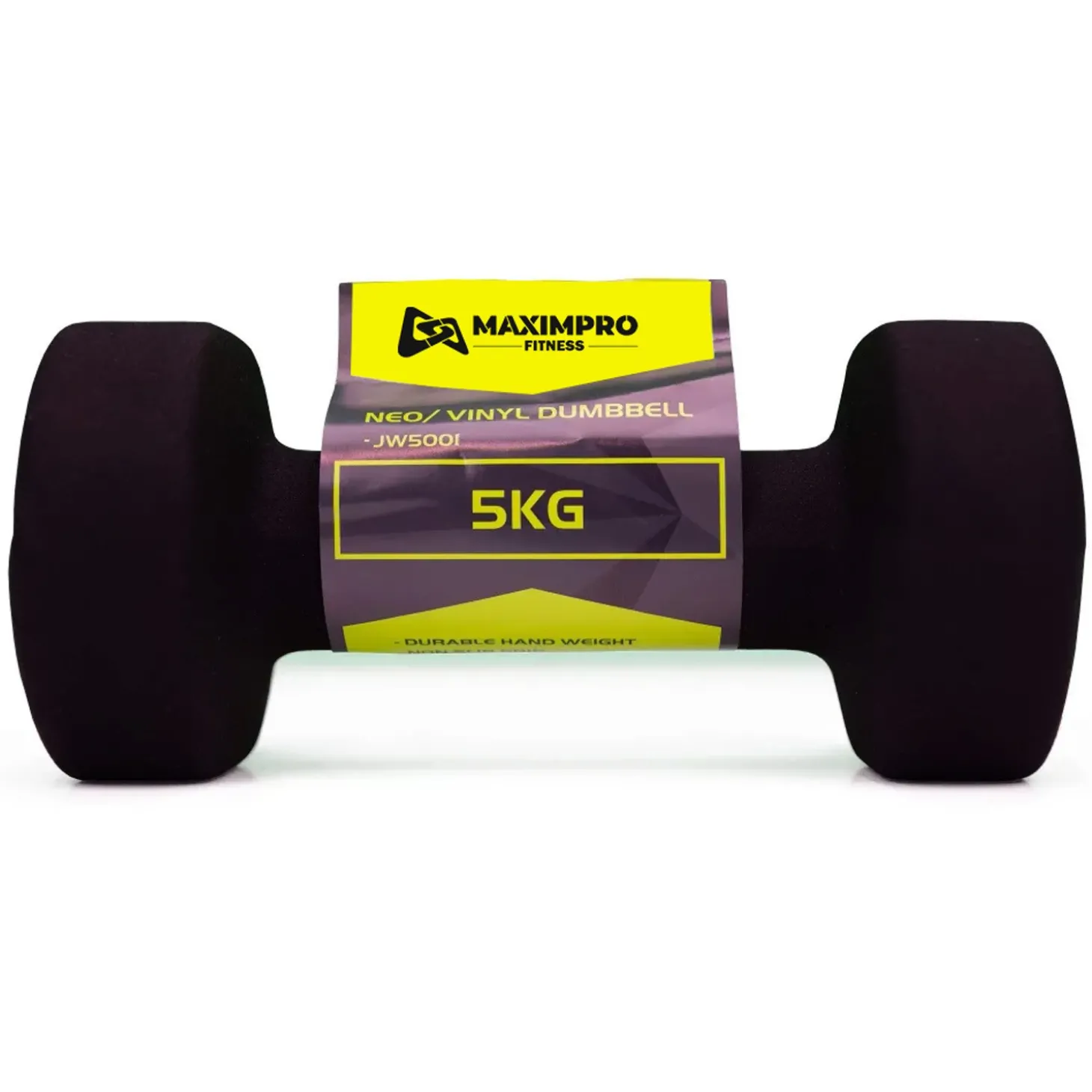 Mancuerna Neopreno Maximpro Hant 5Kg Negro
