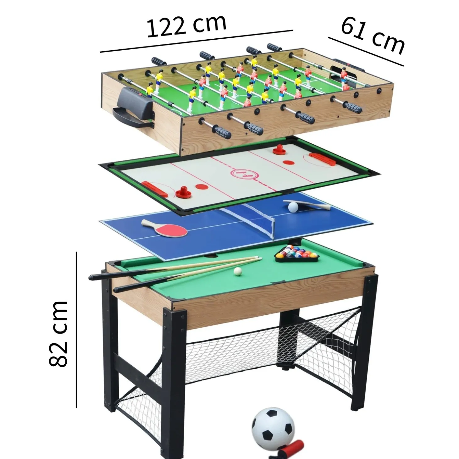Mesa Multijuegos Moxen Pentaforce