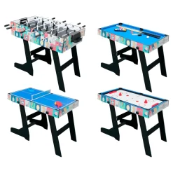 Mesa Multijuegos Plegable Moxen Quadplay