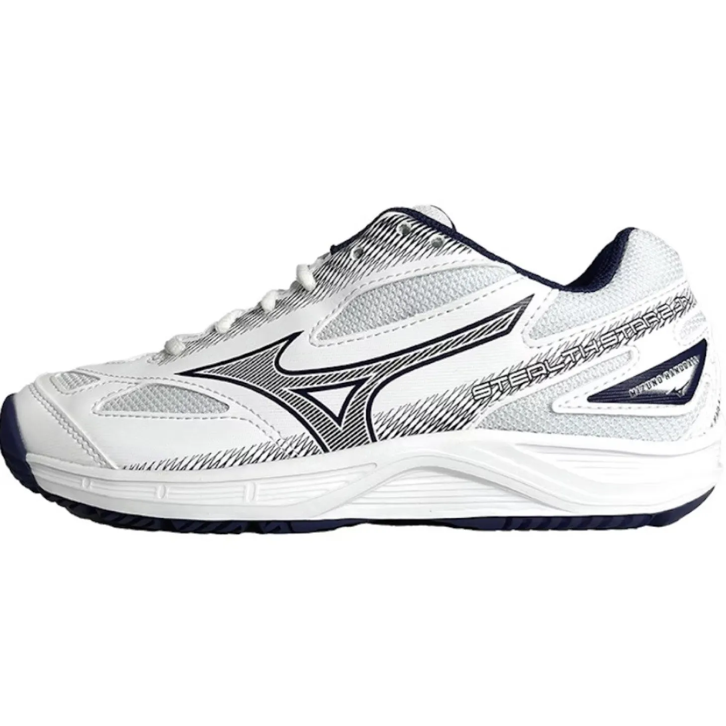 Mizuno Stealth Star 2 Jr Blanca/Azul Marino
