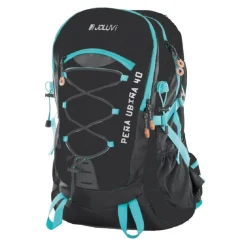 Mochila Joluvi Peñaubiña 40 Negro/Turquesa