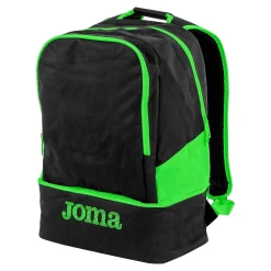 Mochila Joma Estadio III Negro-Verde Flúor