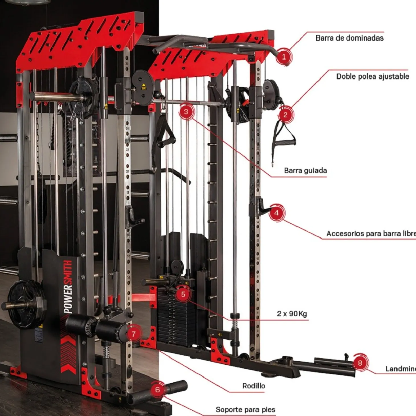 Multiestación BH Power Smith Pro