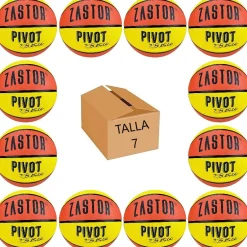 Pack 12 Balones Baloncesto Zastor Pivot 7B1500 T-7