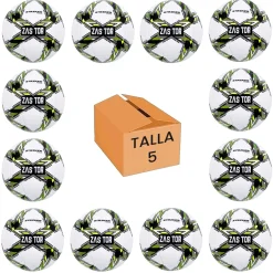 Pack 12 Balones Fútbol Zastor Striker 5F2000 T-5