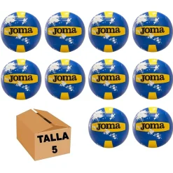 Pack 10 Balones Voleibol Joma High Performance Royal/Amarillo T-5