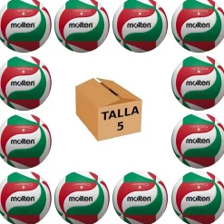 Pack 12 Balones Voleibol Molten V5M4000