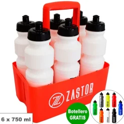 Pack 6 Botellas 750 ml con Cesta Portabotellas Gratis
