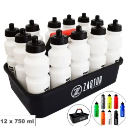 Pack 12 Botellas 750 ml con Cesta Portabotellas