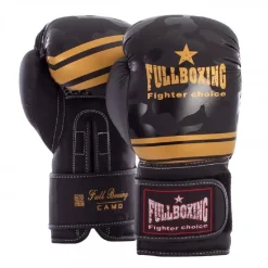 Par Guantes Boxeo Fullboxing Camo Negro