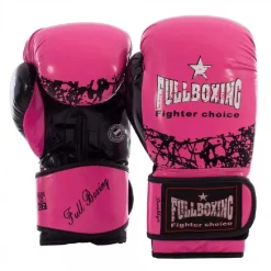 Par Guantes Boxeo Fullboxing Brooklyn Rosa/Negro