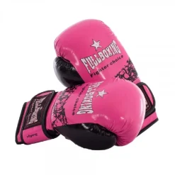 Par Guantes Boxeo Fullboxing Brooklyn Rosa/Negro