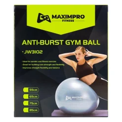 Pelota Fitness Gigante Maximpro Sena Ø55Cm Azul Claro