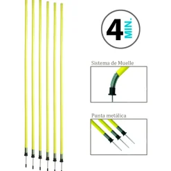 Pica Slalom Punta de Acero y Muelle Zastor SPOL-PRO