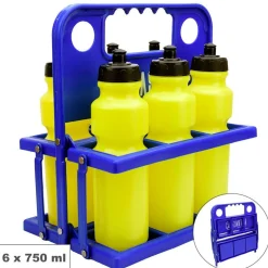 Portabotellas Plegable Zastor MOE-6 Botellas Azul