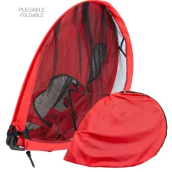 Portería Plegable Zastor Bool Rojo/Negro