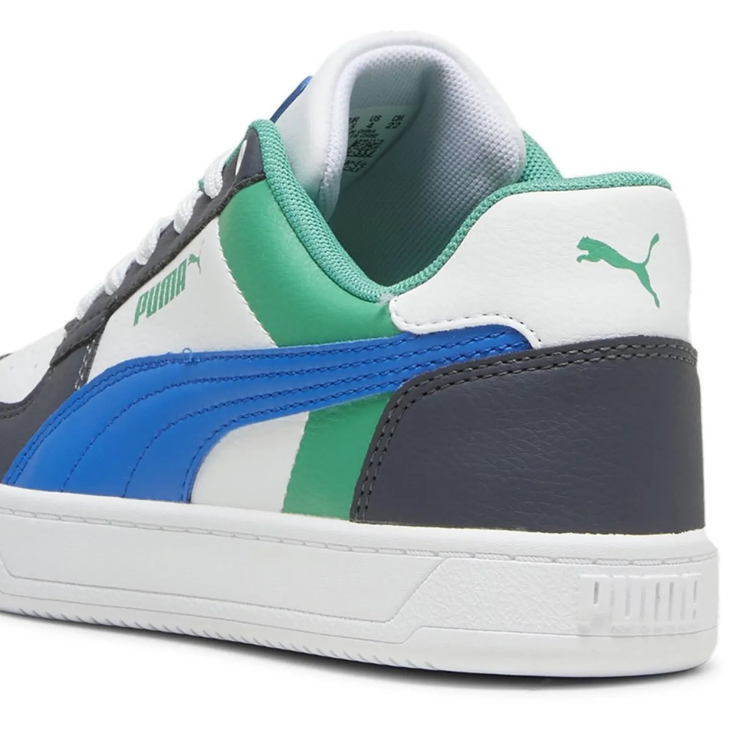 Puma Caven 2.0 Block Jr Blanco/Azul/Verde