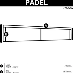 Red Pádel Malla Doble Completa