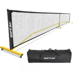 Red Portátil Pickleball SoftJim C/Ruedas