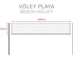 Red Vóley Playa Expert - Cable