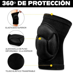 Rodilleras Zastor Capri Kneepad Negro