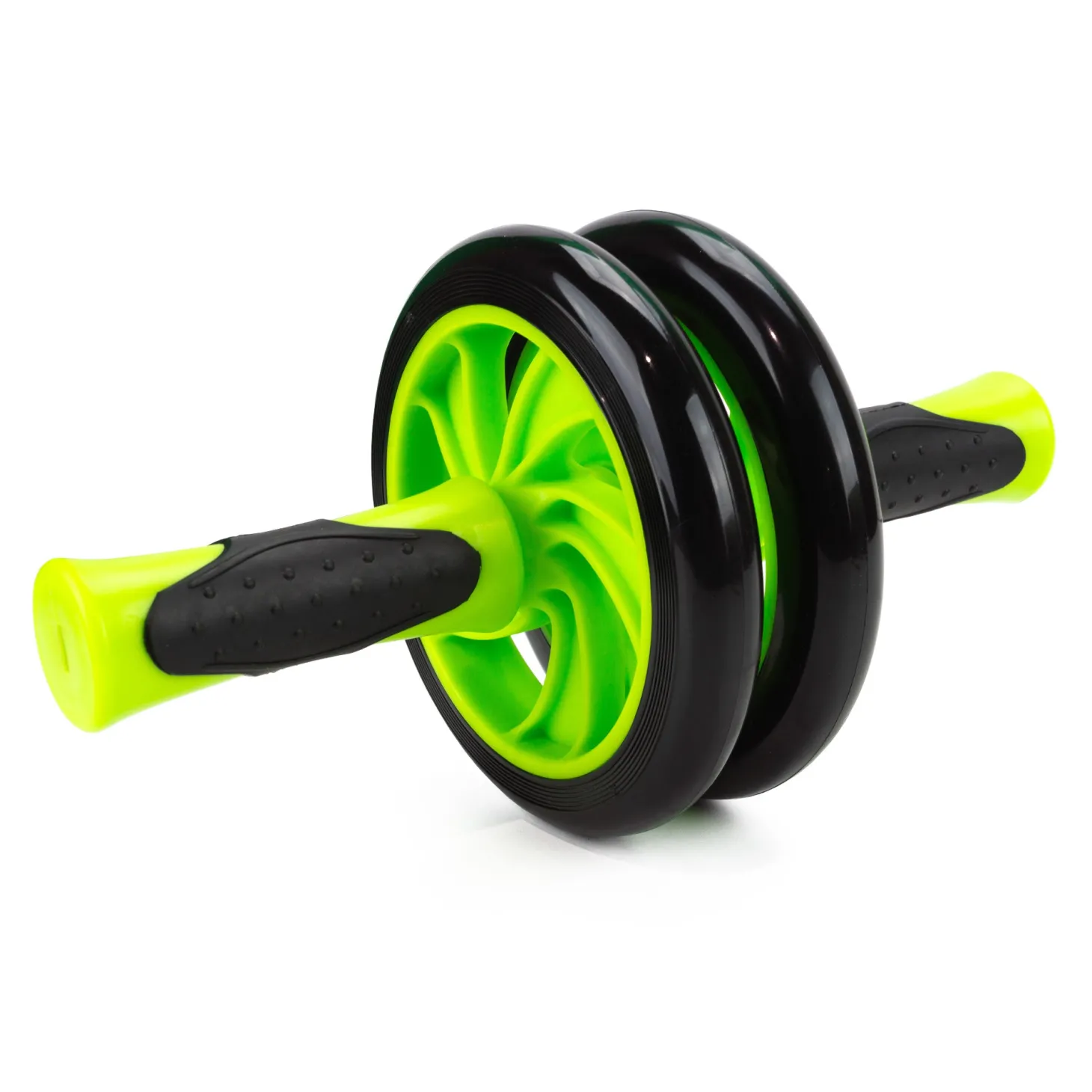 Rueda Abdominales Doble Max Sports Roly Verde/Negro