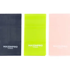 Set 3 Bandas Resistencia Maximpro Teki 120x15cm