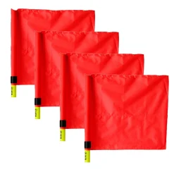 Set 4 Banderas Repuesto Banderín Córner Roja