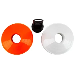 Set 40 Conos Zastor AG-404 Blanco/Naranja