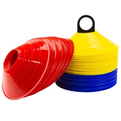 Set 60 Conos Zastor AG-605 Rojo/Azul/Amarillo