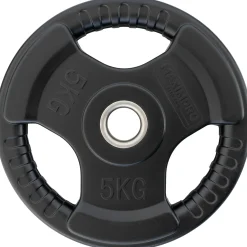 Set 2 Discos Caucho Maximpro Masos C/Agarre 5kg