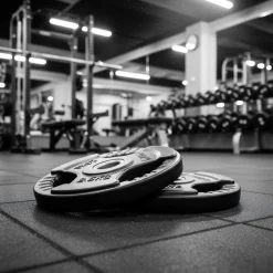 Set 2 Discos Caucho Maximpro Masos C/Agarre 2'5kg