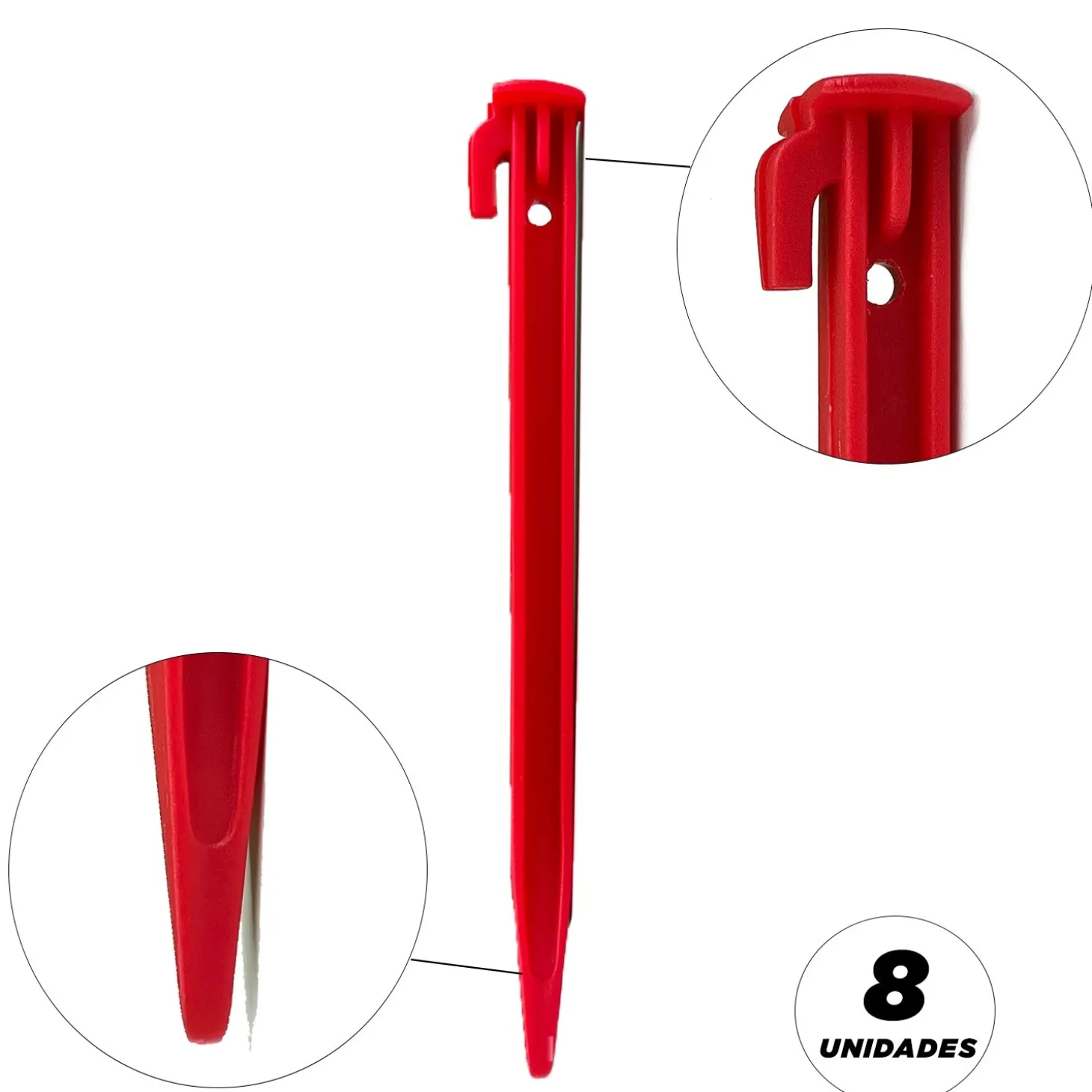 Set 8 Piquetas Fijación Zastor Sandor