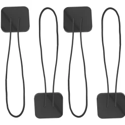 Set 4 Placas Anclaje Cintas Delimitadoras Playa