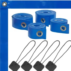 Set Juego Cintas Delimitadoras Vóley Playa Con Anclajes