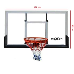 Set Tablero Baloncesto Moxen Jumper 136X80cm