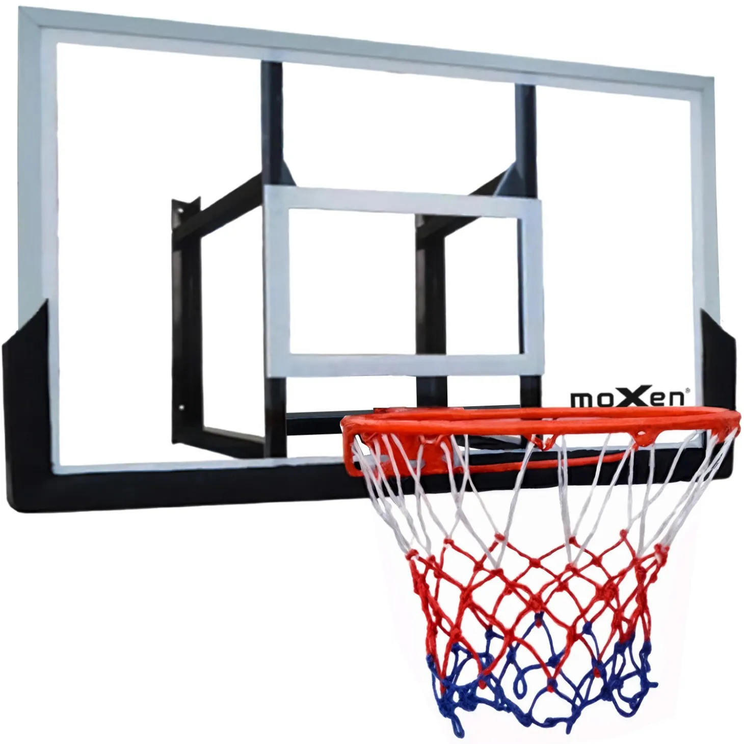 Set Tablero Baloncesto Moxen Jumper Glass 136x80cm