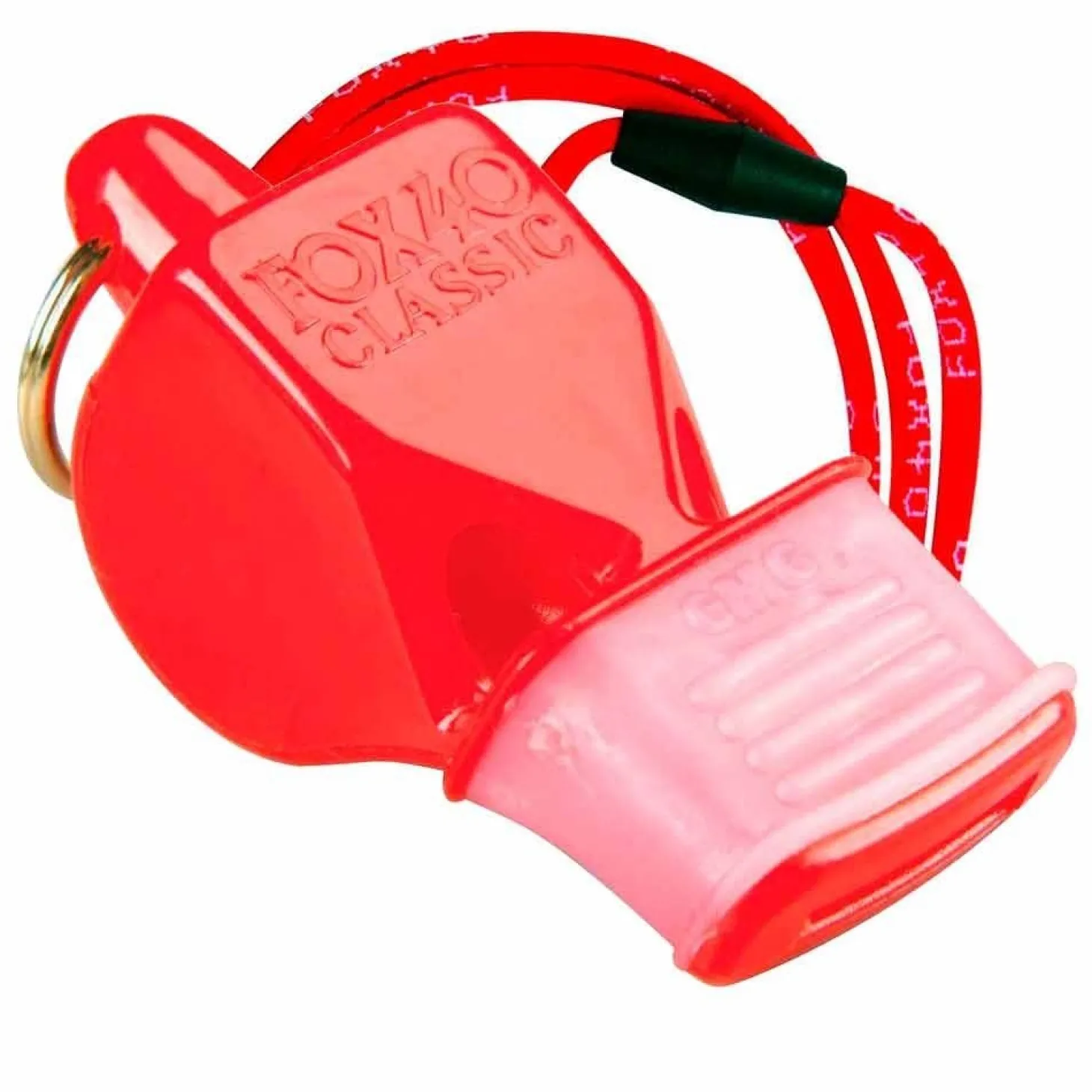 Silbato FOX 40 Classic CMG Rojo con Cordón
