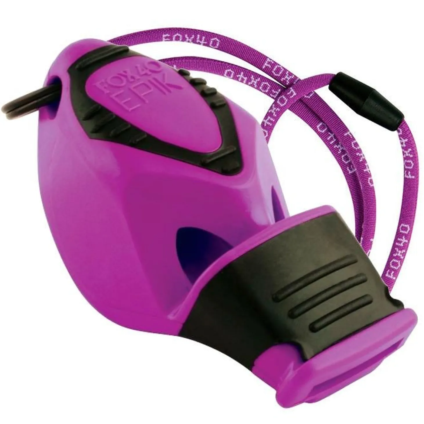 Silbato Fox 40 Epik CMG Violeta con Cordón
