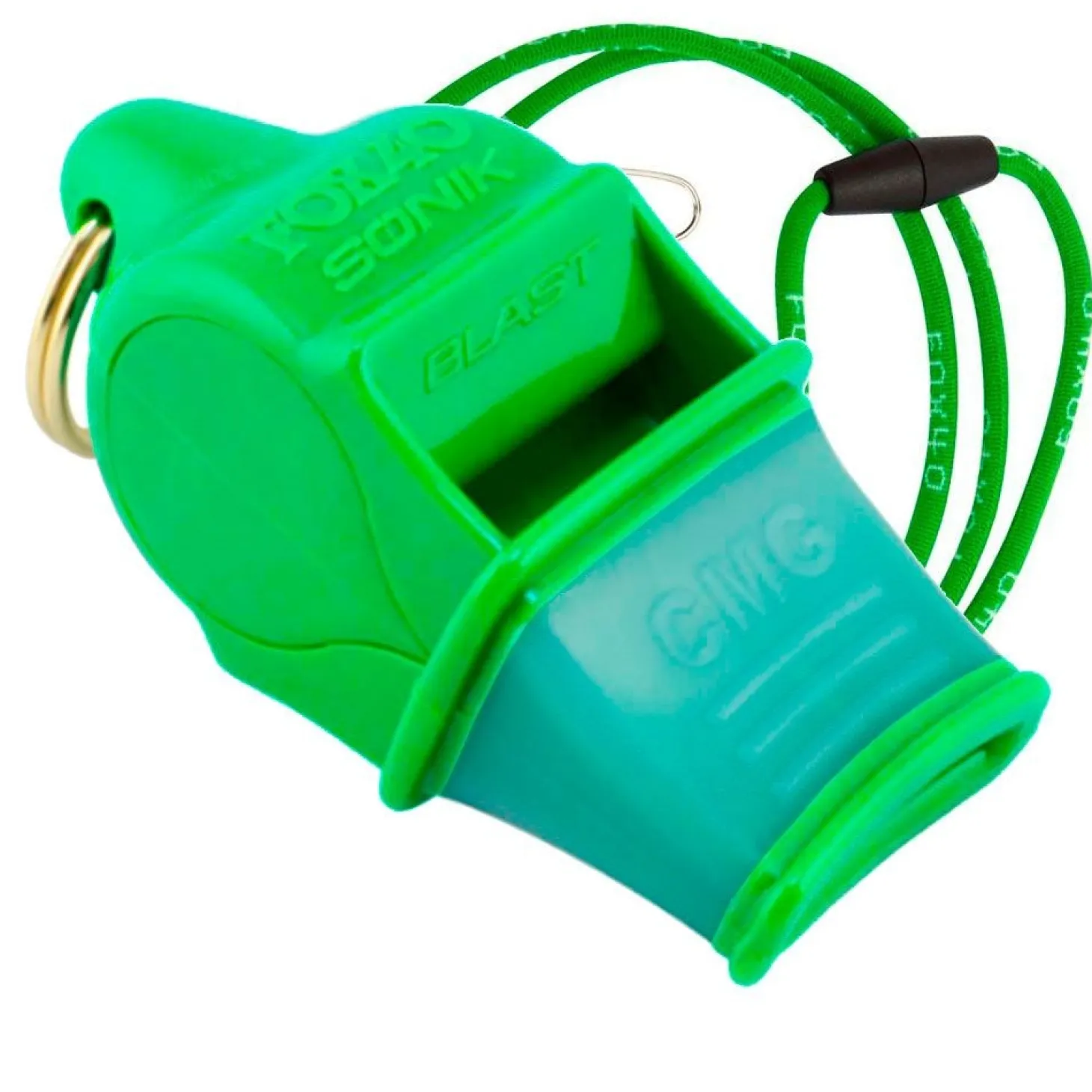 Silbato Fox 40 Sonik Blast CMG Verde Neón