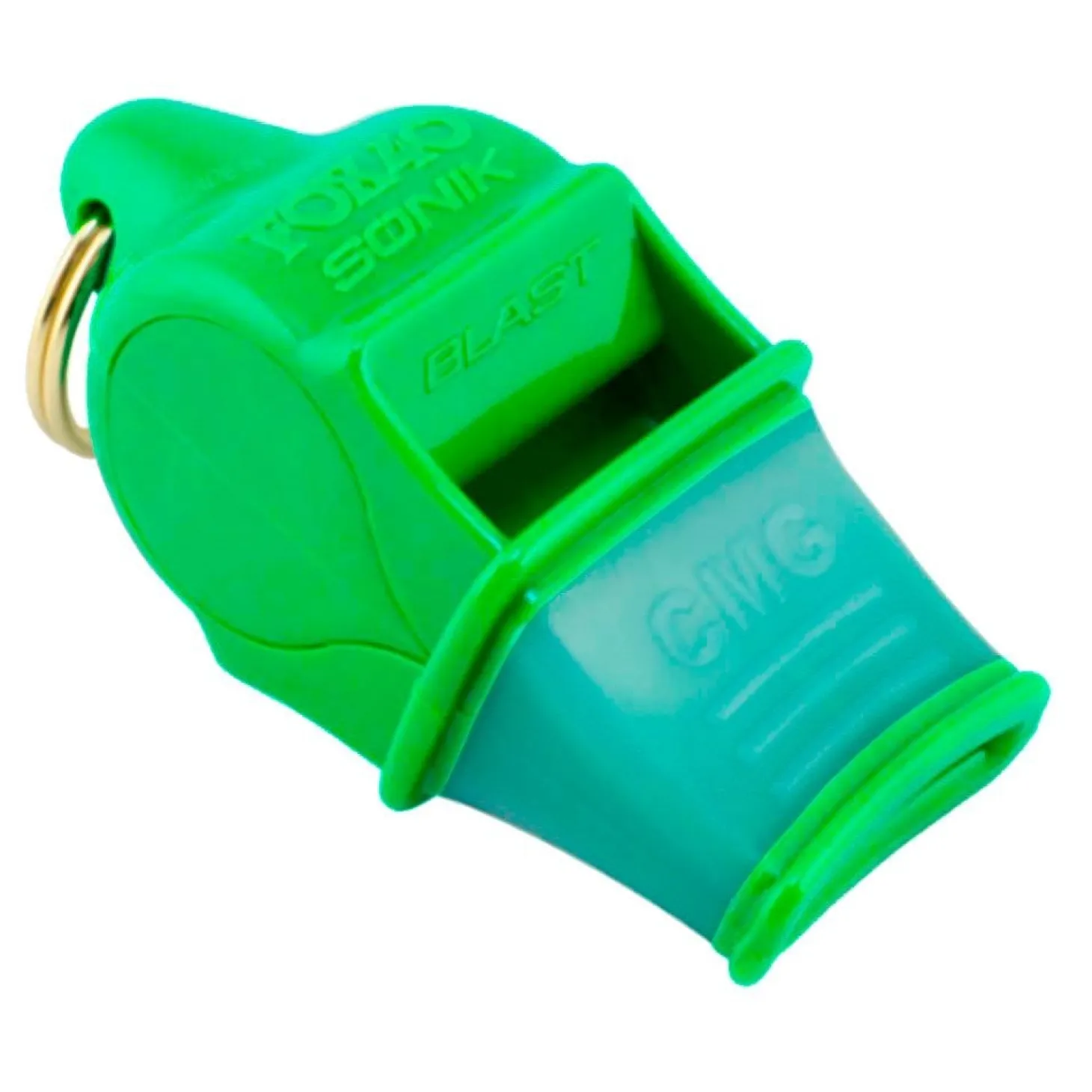 Silbato Fox 40 Sonik Blast CMG Verde Neón