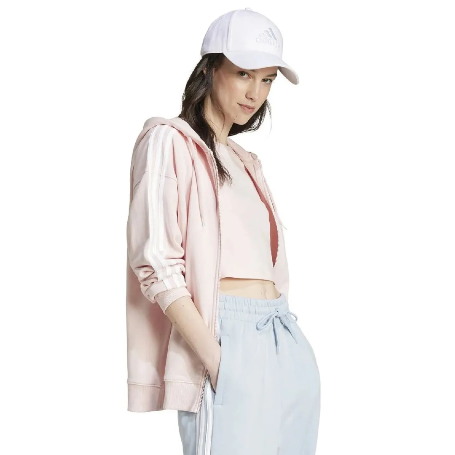 Sudadera Adidas W3S Rosa claro