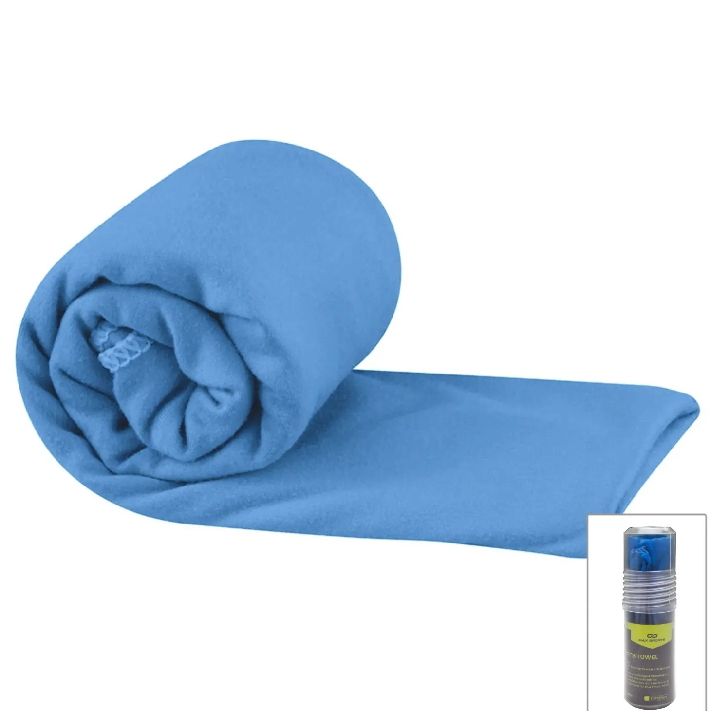 Toalla Microfibra Max Sports Nora 54x40cm Azul