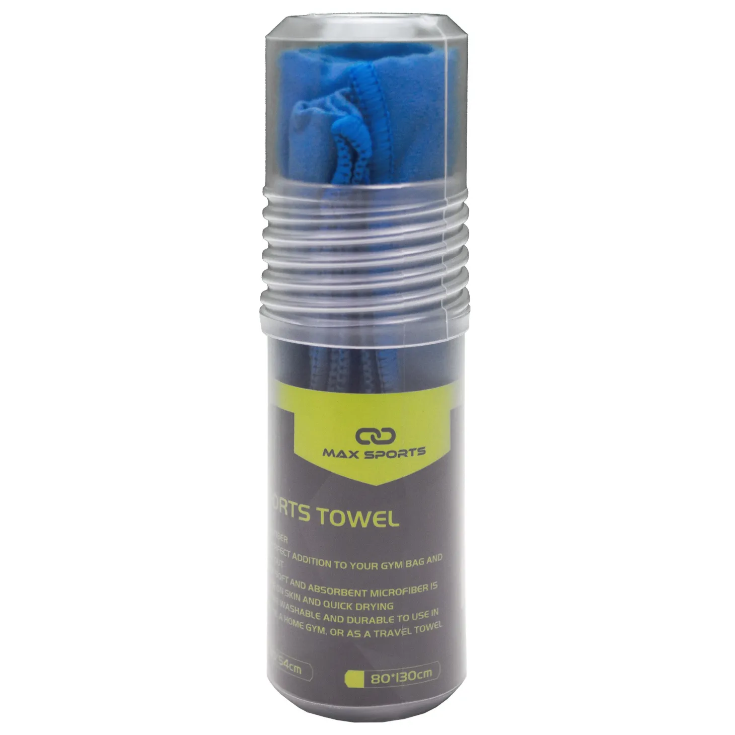 Toalla Microfibra Max Sports Nora 54x40cm Azul